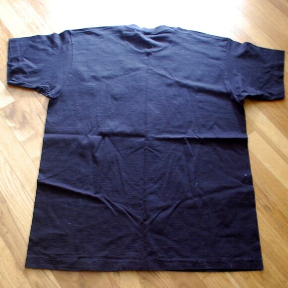 NHL Pittsburgh Penguins Nutmeg Tee T Shirt Black Made In USA Vintage 90's - Picture 6 of 6